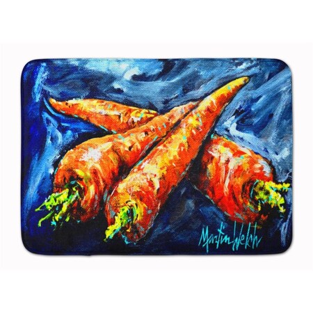 Carolines Treasures Carrots Only Three Needed Machine Washable Memory Foam Mat MW1230RUG